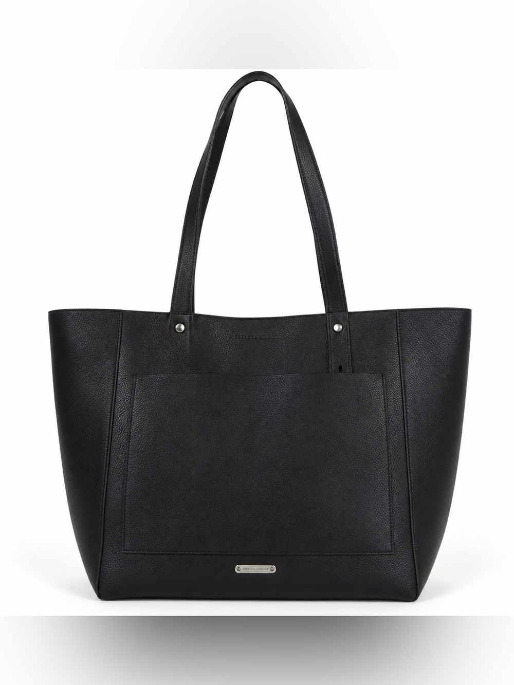 Rebecca Minkoff Black Leather Large Tote Shoulder Bag